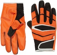 Fabricante de guantes de fútbol americano Guantes de receptor de fútbol de Palma de silicona Deportes ultraadherentes personalizados Jóvenes y adultos estadounidenses - Product Image 3