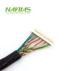 ชุดประกอบสายเคเบิลหุ้มฉนวนพีวีซีตัวนำทองแดง30พินพร้อมขั้วต่อหุ้มฉนวนและแผ่นสายดิน - Product Image 3