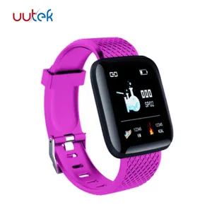 116PULS smart watch ANDROID alarm clock calendar fitness tracker heart rate tracker monthly messa UUTEK ID116 plus