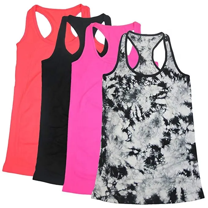 High Quality Wholesale Fitness Sports Girls Tank Top Dry-Fit Blank Tank Top Gym Athletic Women Custom Yoga Tank Tops Women's