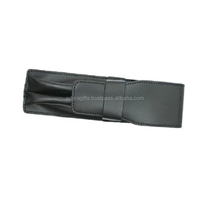 PU Leather Pen case Black Brown Color Pen Holder <b>Office</b> <b>Accessories</b> Pencil Holder <b>Desk</b> <b>Accessories</b> Pencil Bags for <b>Office</b> - Product Image 1