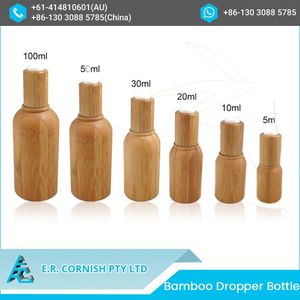 Bouteille compte-gouttes en bambou de luxe Unique Offre Spéciale bouteille d'huile essentielle de sérum pour cils avec compte-gouttes - Product Image 5