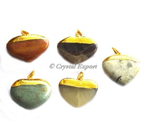 จี้หินรูปหัวใจแบบลวดจี้ไฟฟ้าหลายชนิดซื้อเลย - Product Image 1