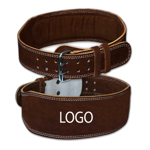 Precio de fábrica personalizado cuero de vaca cómodo antideslizante peso pesado Unisex levantamiento de pesas Fitness gimnasio equipo personalizado - Product Image 3