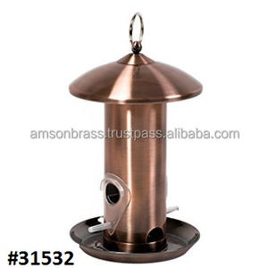 ที่ให้อาหารนกแบบโลหะและแก้ว ดีไซน์เนอร์ ขายดีจากอินเดีย - Product Image 3