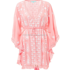 ชุดเดรสบิกินี่ปักลายสไตล์โบฮีเมียนฮิปปี้ชายหาดสไตล์โมรอคโค่สำหรับผู้หญิงในฤดูร้อน - Product Image 1