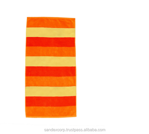 Quick Dry Soft Eco-Friendly Professional <b>Beach</b> <b>Towels</b> with Yarn Dyed Stripe Customized Design for Sale Indian Exporter - Product Image 1