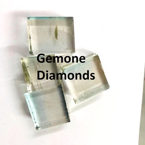 Produsen Moissanite kasar membuat Moissanite longgar atau perhiasan sintetis (dibuat di lab) putih DEF warna permata satu berlian GD397