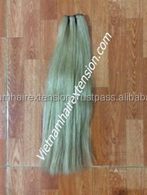 Extensions de cheveux humains vierges Remy 100% soyeux et doux, tissées sur une base invisible, provenant du Vietnam, 8"-40", 100g - Product Image 5