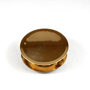 ที่ตั้งทองเหลืองโบราณพร้อมกล่องไม้ทำด้วยมือเข็มทิศนาฬิกาแดดโลหะอัลลอยขัดเงาของขวัญวันครบรอบวันเกิด - Product Image 5