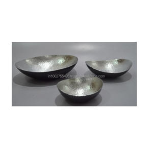 ชามซุปน๊อตตกแต่งสลัดโลหะแบบแฮนด์เมดสไตล์อเมริกันแบบหรูหราออกแบบได้ตามต้องการ - Product Image 1