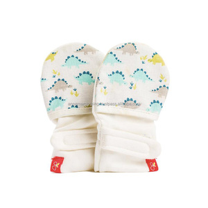 100% bio En Coton Sans Rayures Hiver Doux Bébé Mitaines - Product Image 1