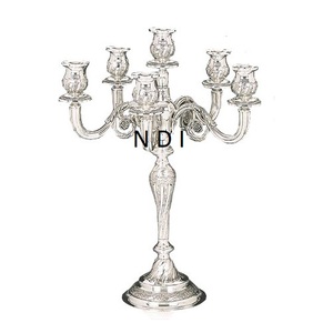 Candelabro decorativo de 5 brazos de Venta caliente, soporte de vela plegable personalizado - Product Image 2