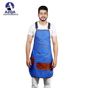 Tablier de barbier respirant en jean personnalisé, cape professionnelle de coiffure pour le rasage et la coupe de cheveux, utilisation en salon - Product Image 3