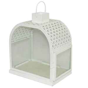 Lanterne de bougie en filigrane avec verre, nouveau Design de décoration de noël - Product Image 4