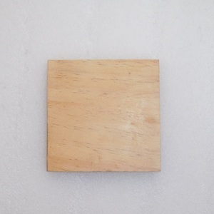 Natural Wooden With Brass Strip Wood <b>Coaster</b> <b>Set</b> of 4 - Product Image 4