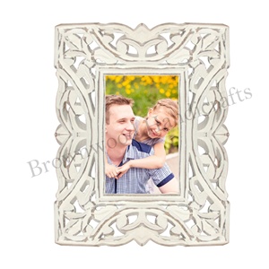 กรอบรูปไม้ MDF 4X6ออกแบบได้ตามต้องการกรอบรูปครอบครัวทำจากไม้แกะสลักด้วยมือสำหรับตกแต่งห้องและเป็นของขวัญ - Product Image 1