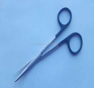 Tijeras Super Cut para Estiramiento Facial, Tijeras Quirúrgicas Afiladas Romas Curvas con Puntas Planas, Material Plástico Metálico de Acero Inoxidable - Product Image 5