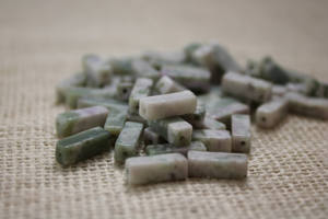 High quality Rectangle Beads tree agate bead <b>crystal</b> women necklace jewellery square gemstone bead Jewelry Making suppler - Product Image 3