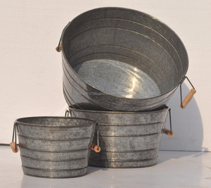 Refroidisseur de vin Baignoire En Gros Quantité En Vrac De Haute Qualité Fabriqué En Inde Nouveaux Designs Galvanisé Intérieur Et Extérieur Maison Hôtel 2024 - Product Image 1