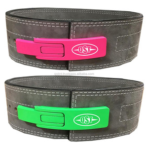 Ceinture de protection de la taille en cuir véritable PU personnalisée en gros, boucle à levier réglable, ceinture de sport pour la salle de sport - Product Image 5