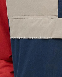 แจ็กเก็ตกันลมมีฮู้ดแบบสวมหัวมีซิปโพลีเอสเตอร์แบบปะต่อลำลองไซส์ใหญ่พิเศษกันน้ำสำหรับฤดูหนาว - Product Image 6