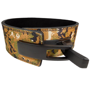 เข็มขัดหนังยกน้ำหนักสำหรับทุกเพศ10/13มม. อุปกรณ์ยิมเข็มขัดยกน้ำหนักแบบปรับได้ตามต้องการ - Product Image 5