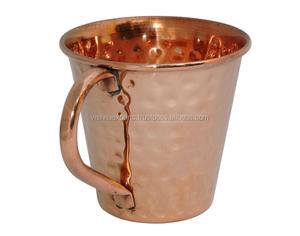 Cuivre martelé tasse pour l'eau potable et Vin - Product Image 1