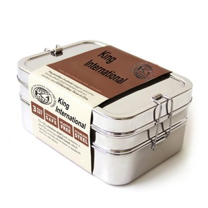 Stainless Steel Tiffin Set / stainless steel tiffin <b>box</b> steel <b>lunch</b> <b>box</b> steel food carrier bento boxes <b>indian</b> tiffin steel tifff - Product Image 1
