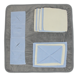 3-PC เสื่อ Snuffle สุนัขเกมตลกการให้อาหารการฝึกอบรมการค้นหาอาหารจมูกทำงานรูปแบบสุนัขตะขอและห่วงยึดการออกแบบ - Product Image 3