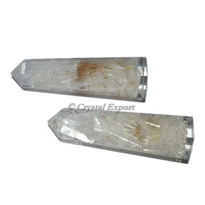 หินควอตซ์ใสธรรมชาติหินรูปตึกหินบำบัดพีระมิดจาก gujarat - Product Image 5
