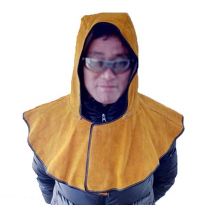 Capot de soudage en cuir de vachette de qualité supérieure pour la sécurité du capot de soudage industriel résistant aux étincelles de chaleur - Product Image 6