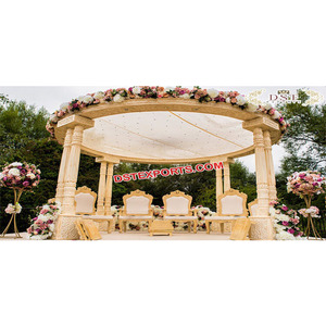 Magnífico Mandap de Dos Pilares para Matrimonio, Fabricante de Mandaps para Bodas Indias, Último Modelo de Mandap Hindú en Venta en Australia - Product Image 1