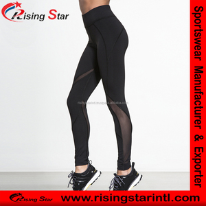 Leggings noirs cool pour filles, design personnalisé, vêtements de fitness et de yoga, - Product Image 6