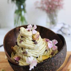 ชามสลัดกะลามะพร้าวแบบแฮนด์เมดชามสลัดเป็นมิตรต่อสิ่งแวดล้อมธรรมชาติขายส่งจำนวนมาก - Product Image 4