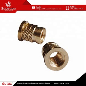 Inserts en laiton de haute qualité à sertir, service OEM, certifié ISO, marque personnalisée, taille selon la demande du client - Product Image 2