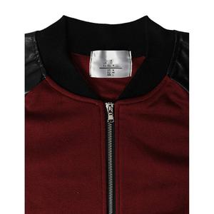 Veste universitaire d'hiver pour homme, col rond, fermeture éclair complète, coupe ajustée avec garniture en fourrure de mouton, tissu respirant, service OEM disponible - Product Image 4