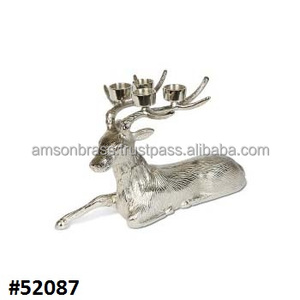 Bougeoir en métal design de luxe Vente en gros Bougeoir en métal aluminium renne très demandé - Product Image 6