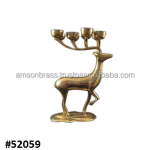 Candelabro de reno de decoración navideña - Product Image 4
