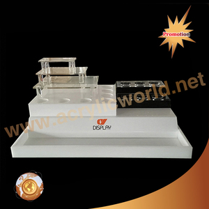 Organizador de perfume acrílico, estante de exhibición de botellas de perfume con logotipo, Mostrador de exhibición de cosméticos - Product Image 1