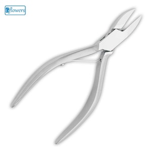 Lames concaves de beauté des ongles professionnelles ressort unique pour l'utilisation des doigts en acier inoxydable avec outil de manucure en PVC - Product Image 1