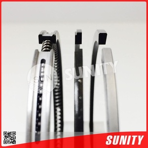 Prix moins cher pièce de rechange diesel d'excavatrice à haut rendement TS180 102mm 704800-22502/1 anneaux de compresseur pour moteurs yanmar - Product Image 4