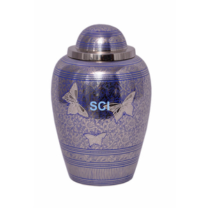 Urn สำหรับเถ้ากระดูกสีฟ้าโกศโกศมนุษย์ Rosa Beta หินแกรนิตสีเทา S หัตถกรรมโกศสำหรับเถ้ามนุษย์ราคาถูก - Product Image 4