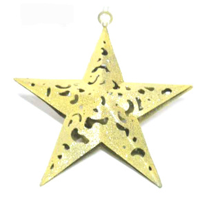 2025 moderne fer métal rectangulaire arbre de noël ornements usine en gros décor à la maison suspendus tentures de noël - Product Image 4