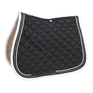 Tapis de selle de cheval de style anglais de qualité supérieure de haute qualité avec remplissage en polycoton en mousse de doublure en polyester de taille et de couleur personnalisables - Product Image 4