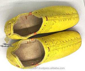 Babouches berbères marocaines faites à la main, légères, en cuir véritable, pantoufles d'été pour hommes, usage quotidien tendance, choix haut de gamme - Product Image 3