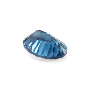 Tourmaline bleue naturelle 14x10mm Ronde Coupe normale Pierre précieuse verte 5.40Cts Pierre précieuse en vrac par Ishu Gems Modèle IG9994 - Product Image 3