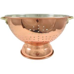 Nouveau design de passoire en cuivre bol de fruits décor hollandais ustensiles de cuisine en métal jetables avec technique sculptée pour les fêtes - Product Image 1