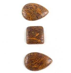 ลูกแพร์สีเหลืองทรงสี่เหลี่ยมประดับอัญมณีแจสเปอร์พลอยธรรมชาติรูปทรงสี่เหลี่ยม - Product Image 1