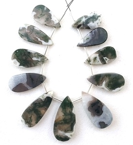 Quartz solaire naturel pierres précieuses lisse forme de poire Briolette perles pour la guérison cristal pierre bijoux perles pierres précieuses en vrac - Product Image 1